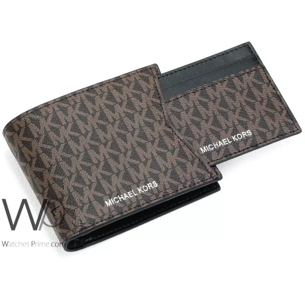 Michael Kors Wallet Card Holder SetBrown Men | Watches Prime