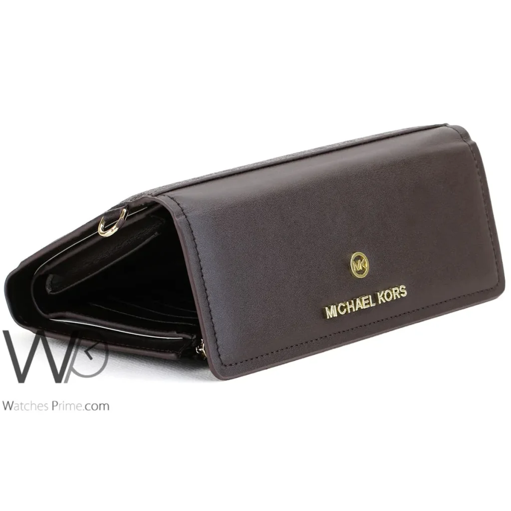 Michael Kors MK Wallet Leather Brown women | Watches Prime