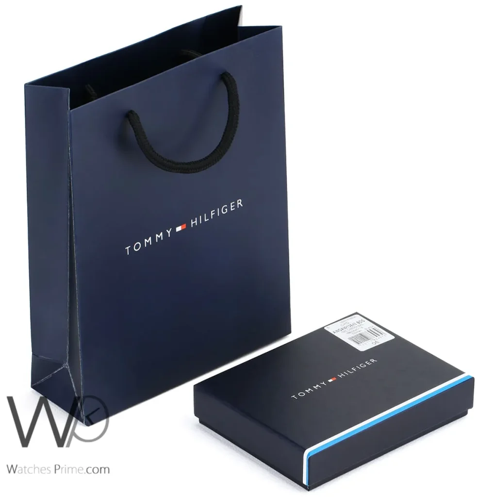 Tommy Hilfiger TH Wallet Leather Black Women | Watches Prime