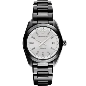 Emporio Armani Ladies Watch Tazio Medium AR1496 | Watches Prime