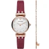 Emporio Armani Ladies Watch Gianni T-Bar AR80052 | Watches Prime
