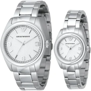 Emporio Armani Unisex Watch Couples Set AR90007 | Watches Prime