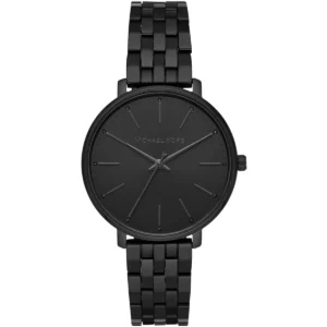 Mk4455 michael kors watch women black dial metal stainless steel strap quartz battery analog three hand sofie
