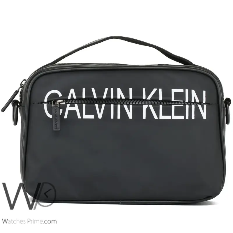 Calvin Klein Shoulder Handbag Black For Men | Watches Prime
