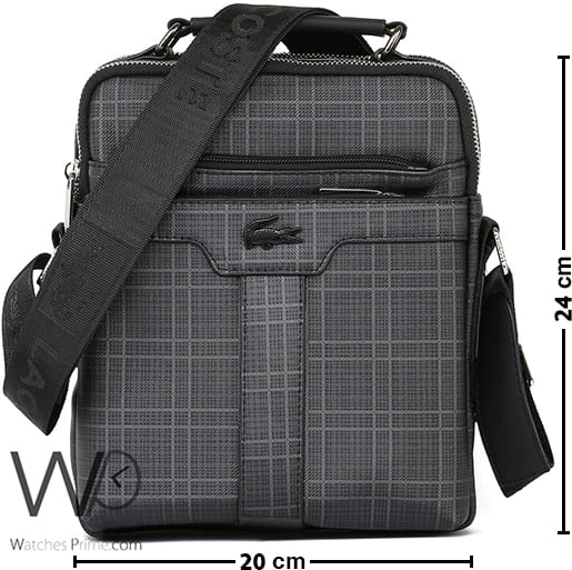 Lacoste Crossbody Shoulder Men Monogram Bag | Watches Prime