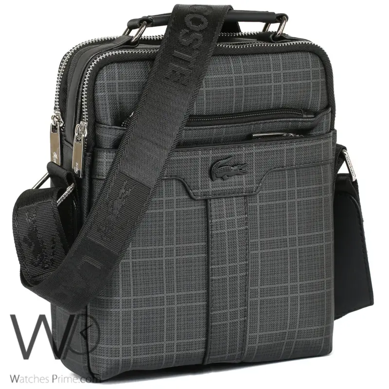 Lacoste Crossbody Shoulder Men Monogram Bag | Watches Prime