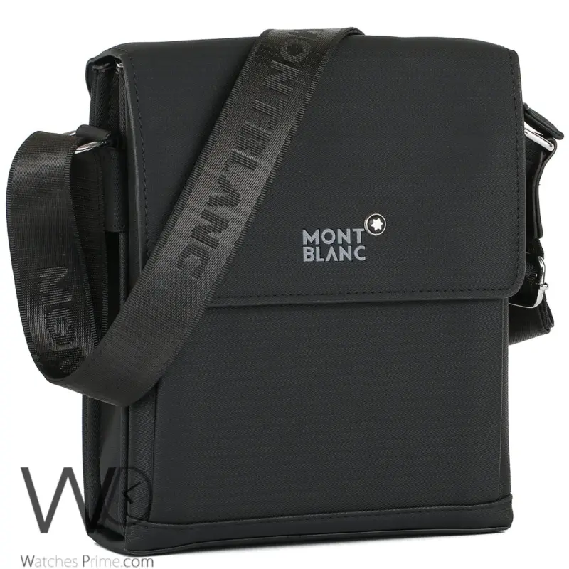 Montblanc Black Crossbody Shoulder Bag Men | Watches Prime