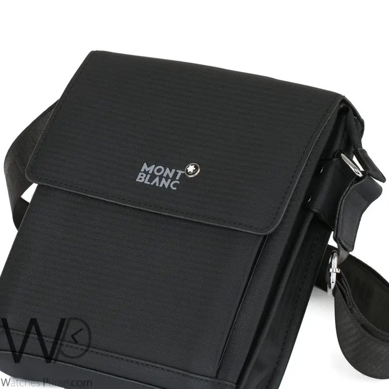 Montblanc Black Crossbody Shoulder Bag Men | Watches Prime