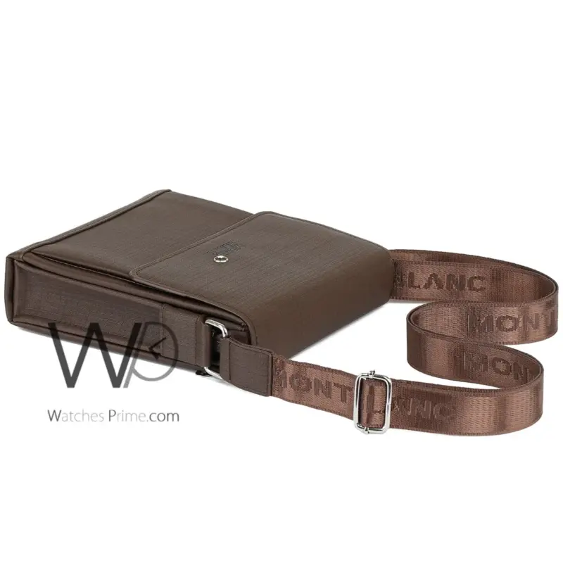 حقيبة كروس رجالي مونت بلانك Montblanc جلد بني | واتشز برايم