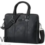 Montblanc Briefcase Handbag Leather Black | Watches Prime