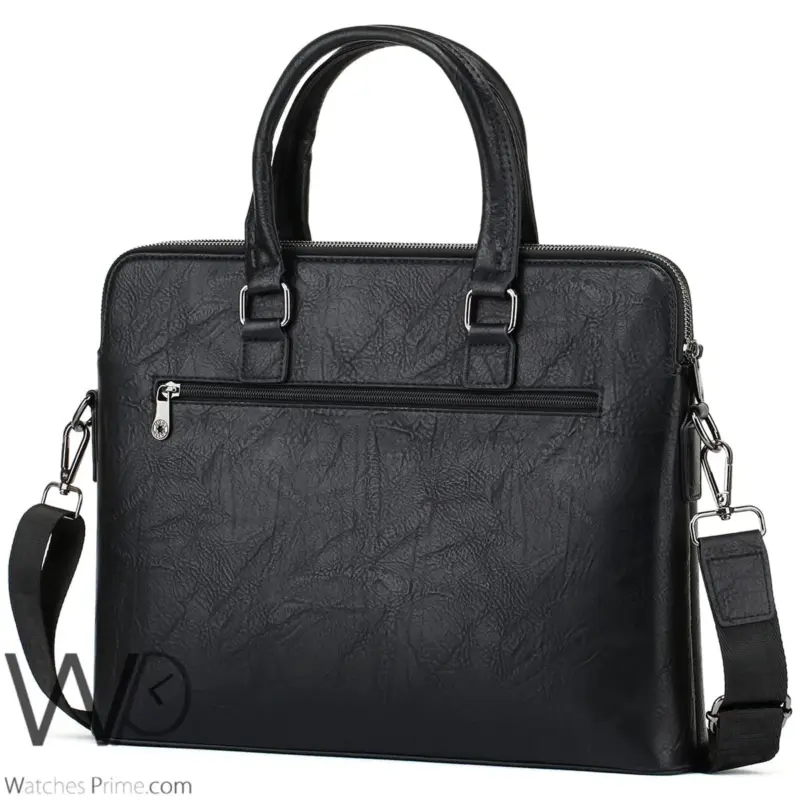 Montblanc Briefcase Handbag Leather Black | Watches Prime