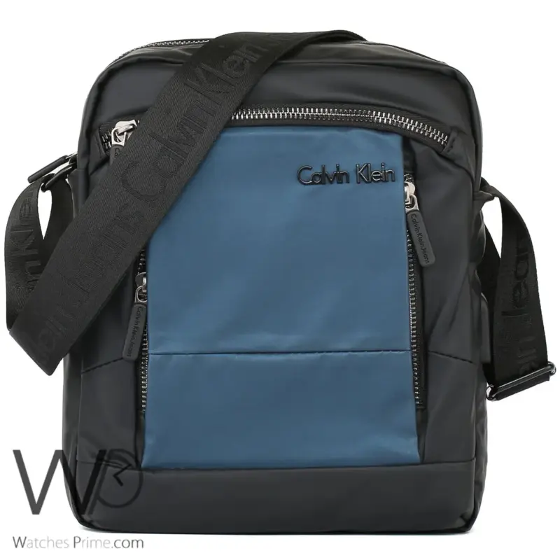شنطة كروس رجالي كالفن كلاين Calvin Klein ازرق | واتشز برايم