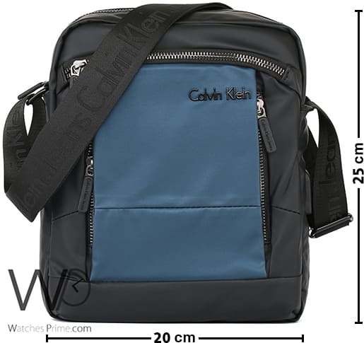 شنطة كروس رجالي كالفن كلاين Calvin Klein ازرق | واتشز برايم
