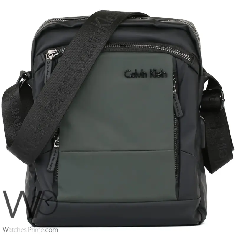 Calvin Klein Green Usb Port Bag For Men CK | Watches Prime