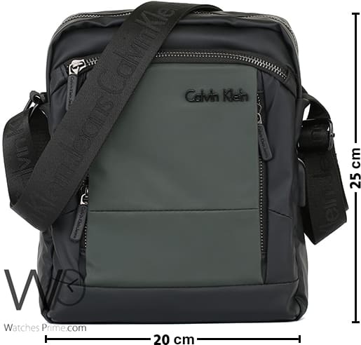 Calvin Klein Green Usb Port Bag For Men CK | Watches Prime