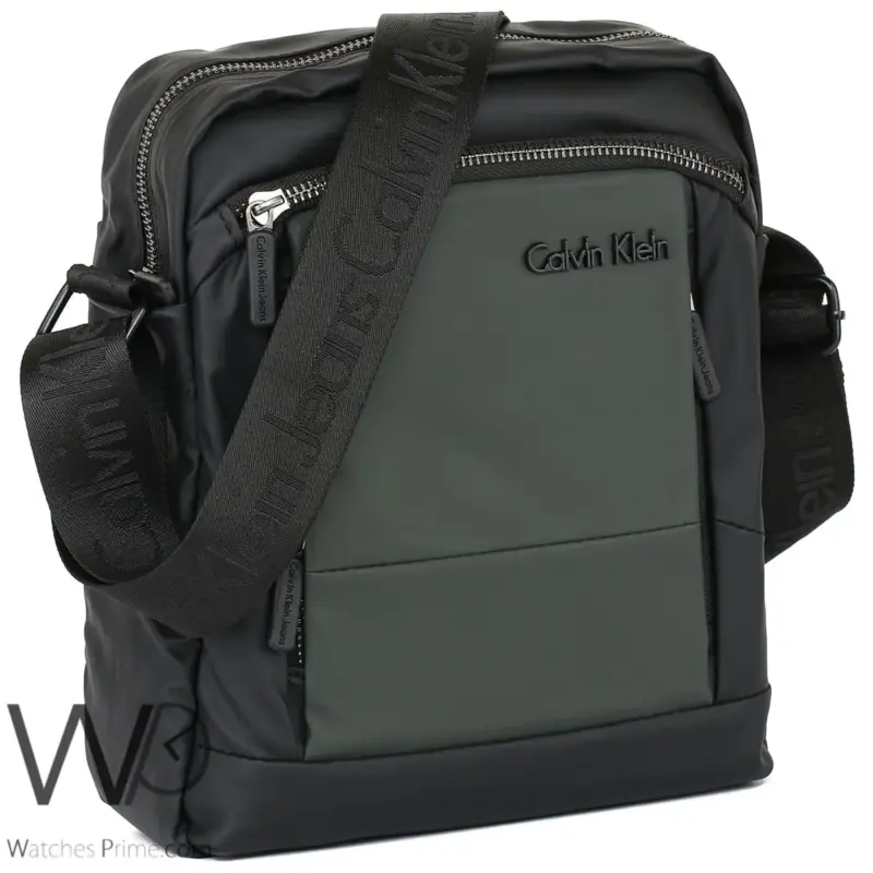 Calvin Klein Green Usb Port Bag For Men CK | Watches Prime