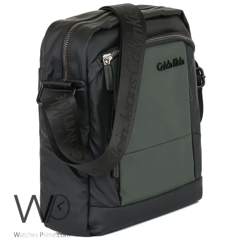 Calvin Klein Green Usb Port Bag For Men CK | Watches Prime