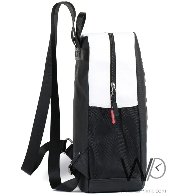 Lacoste Backpack Black Fiber Men Laptop Bag | Watches Prime