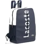 Lacoste Backpack Navy Blue Fiber Laptop Bag | Watches Prime