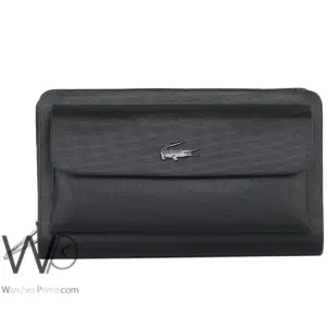 Lacoste black hand wallet bag handbag men satchel