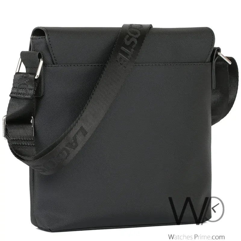 Lacoste Shoulder Bag For Men Messenger Black | Watches Prime
