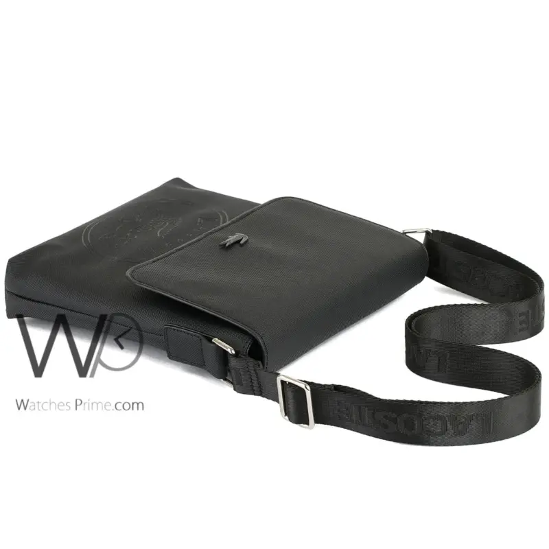 Lacoste Shoulder Bag For Men Messenger Black | Watches Prime