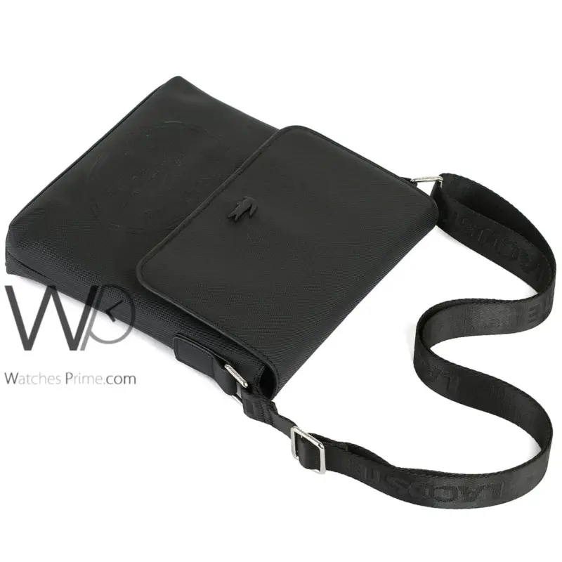 Lacoste Shoulder Bag For Men Messenger Black | Watches Prime