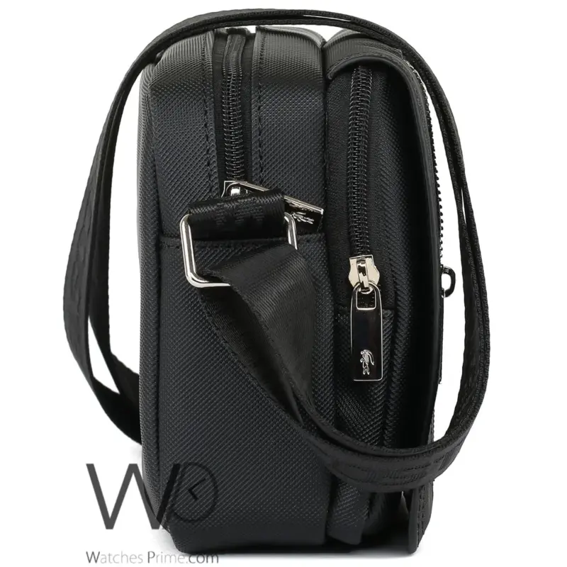 Lacoste Shoulder Messenger Black Mini Bag | Watches Prime