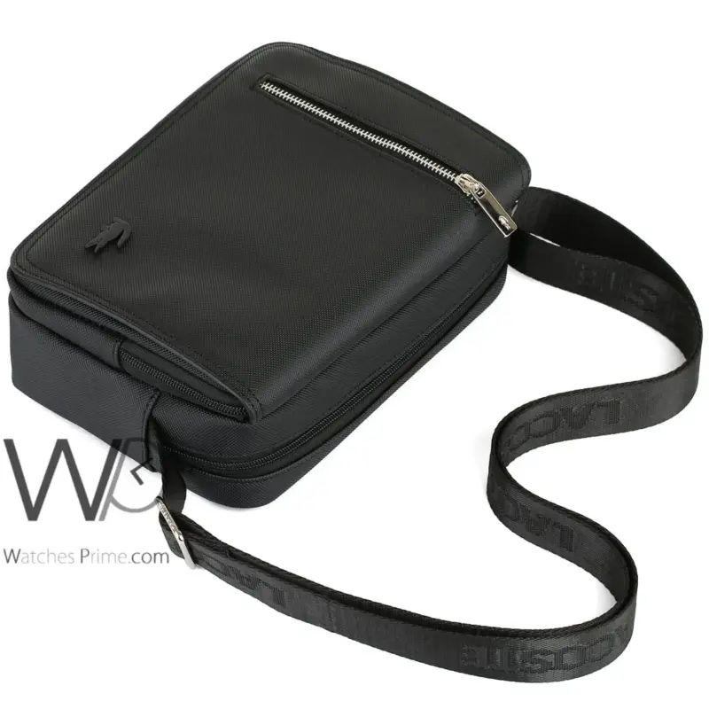 Lacoste Shoulder Messenger Black Mini Bag | Watches Prime