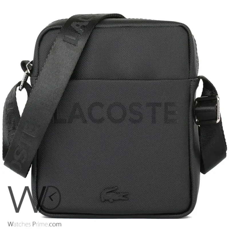 Lacoste Crossbody Shoulder Black Men Bag | Watches Prime