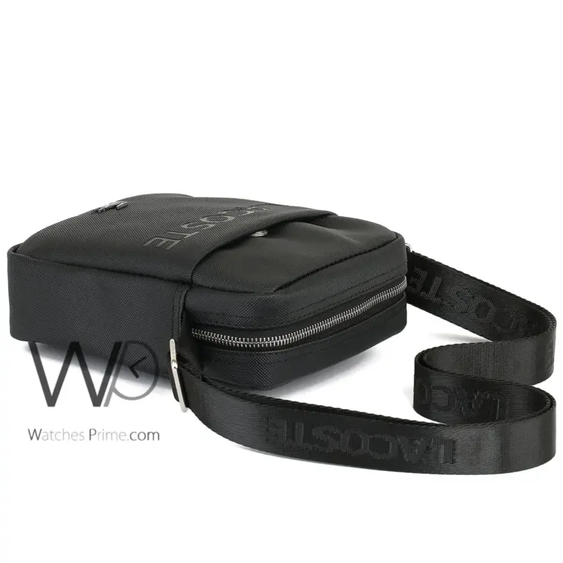 Lacoste Crossbody Shoulder Black Men Bag | Watches Prime