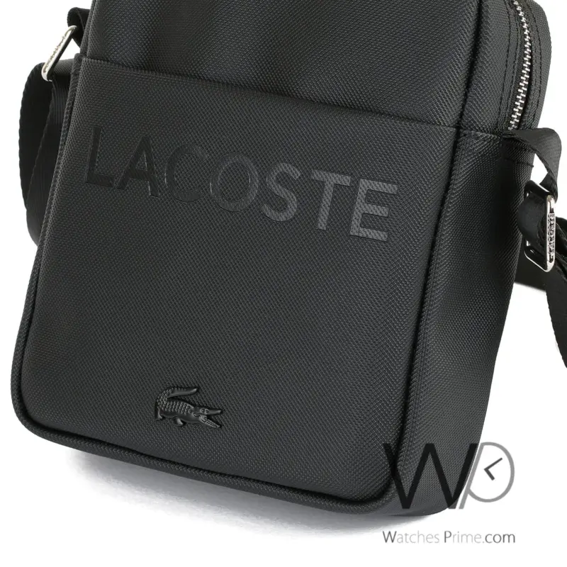 Lacoste Crossbody Shoulder Black Men Bag | Watches Prime