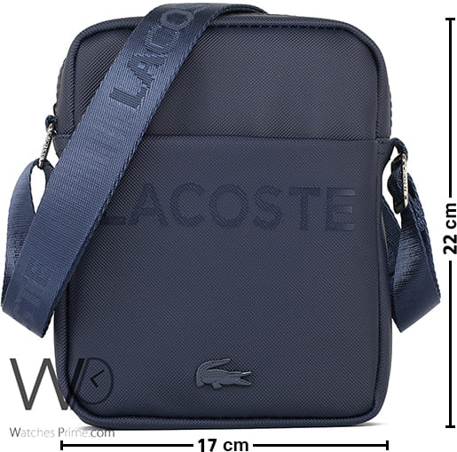 شنطة كروس رجالي تومي لاكوست Lacoste ازرق | واتشز برايم