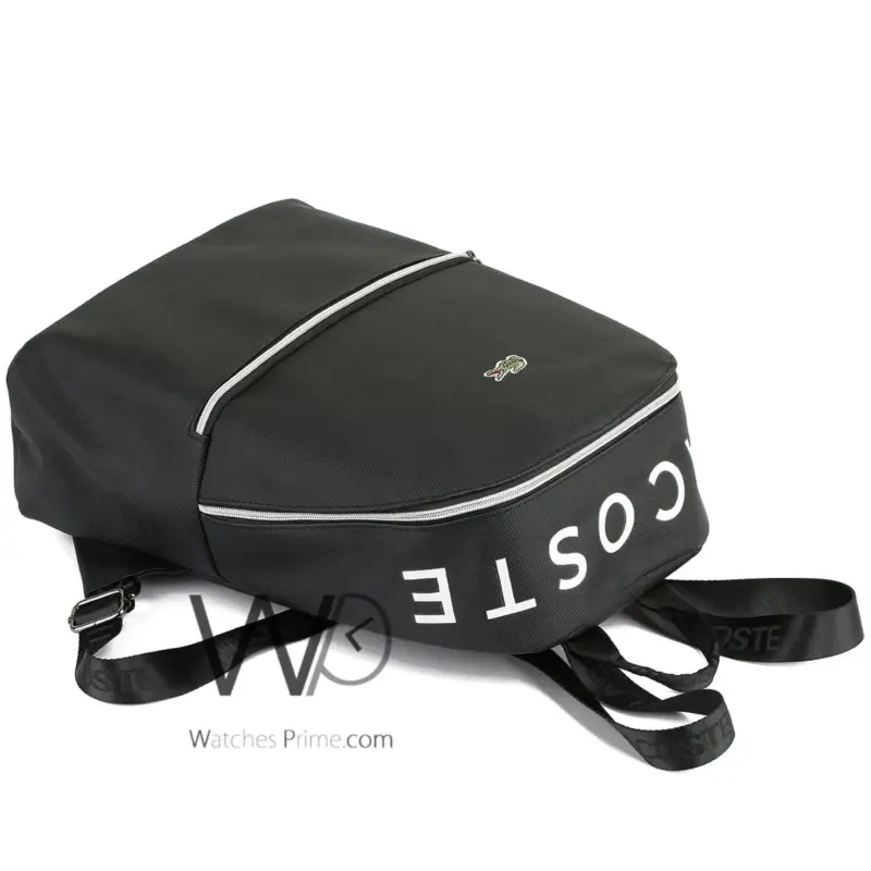 Lacoste Laptop Black Fiber Men Backpack Bag | Watches Prime