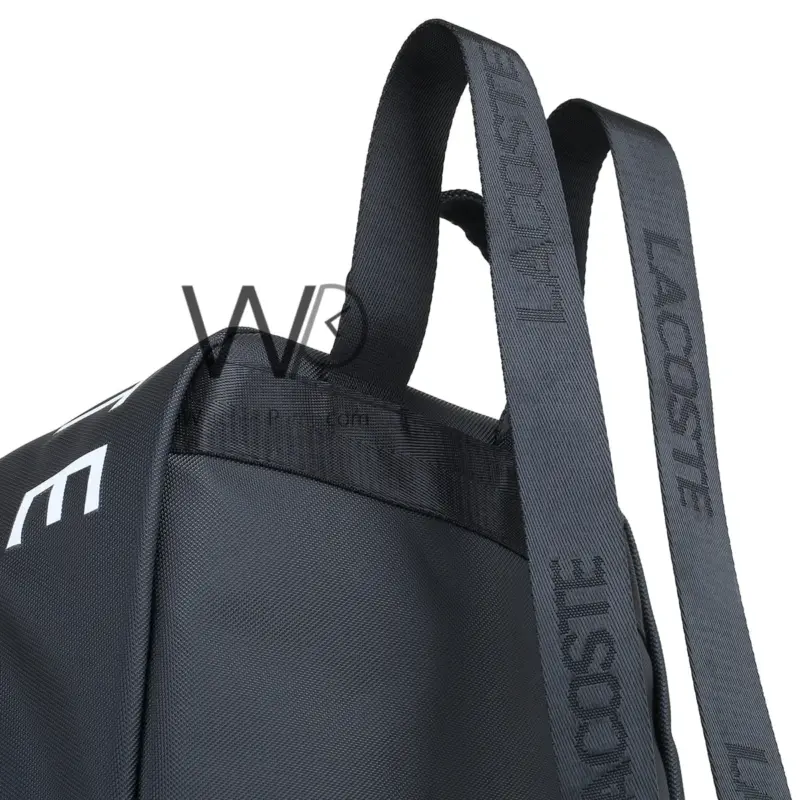 Lacoste Laptop Black Fiber Men Backpack Bag | Watches Prime
