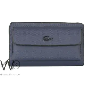 Lacoste navy blue hand wallet bag handbag men satchel