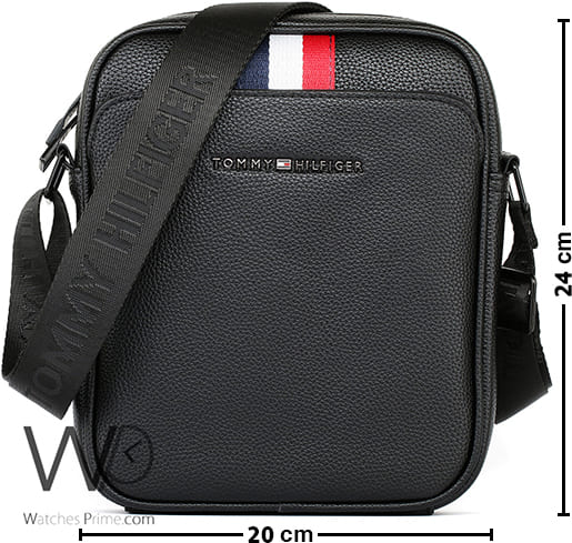 Tommy Hilfiger Crossbody Messenger Black Men | Watches Prime