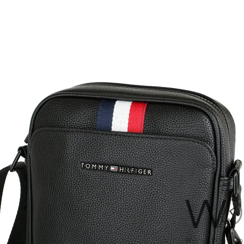 Tommy Hilfiger Crossbody Messenger Black Men | Watches Prime