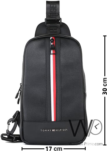 شنطة كتف رجالي جلد تومي هيلفيغر Tommy Hilfiger | واتشز برايم