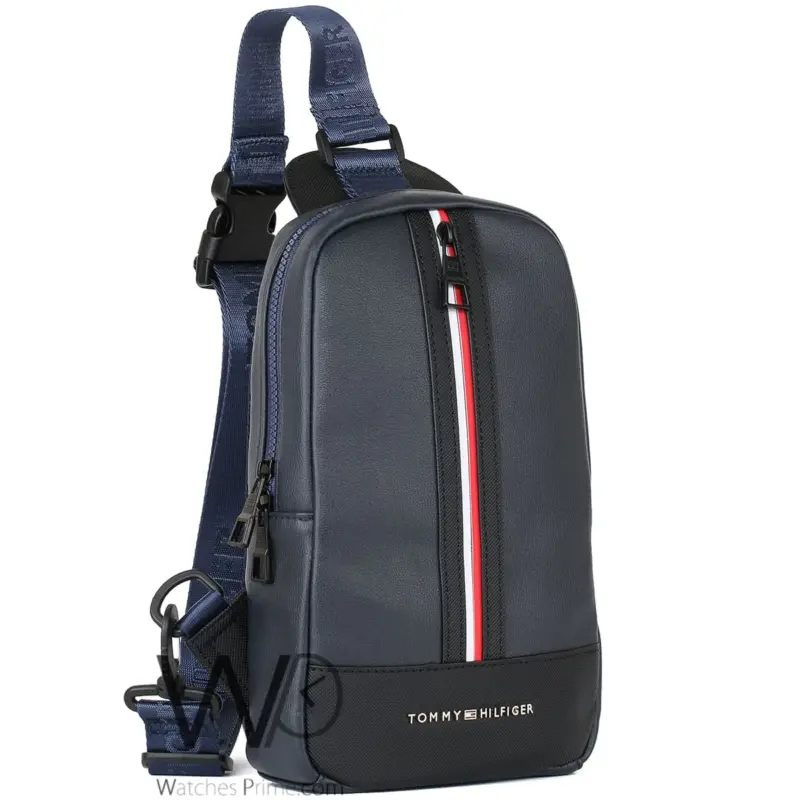 Tommy Hilfiger Crossbody Sling Navy Blue Bag | Watches Prime