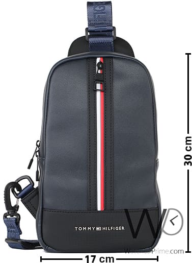 Tommy Hilfiger Crossbody Sling Navy Blue Bag | Watches Prime