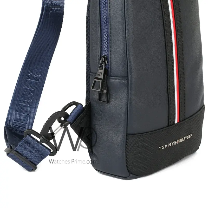 Tommy Hilfiger Crossbody Sling Navy Blue Bag | Watches Prime