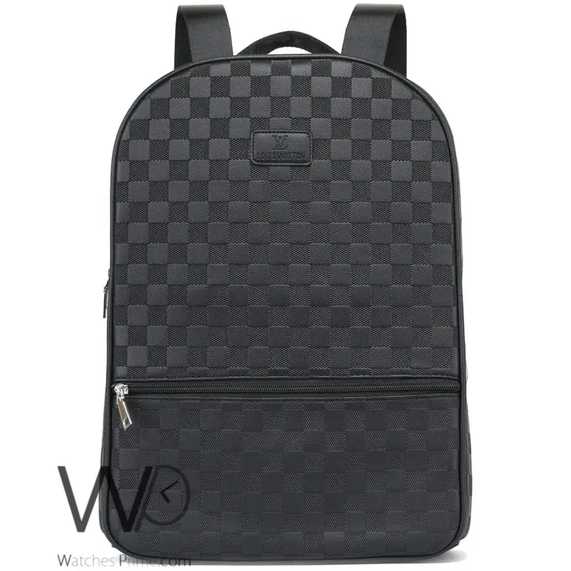 Louis Vuitton Backpack Black Men Laptop Bag | Watches Prime