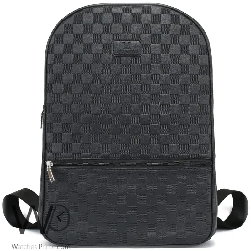 Louis Vuitton Backpack Black Men Laptop Bag | Watches Prime
