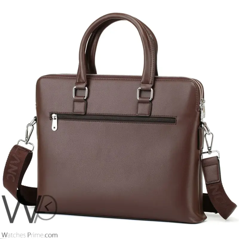 Montblanc Business Brown Briefcase Handbag | Watches Prime