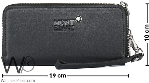حقيبة يد رجالي جلد مونت بلانك Montblanc اسود | واتشز برايم