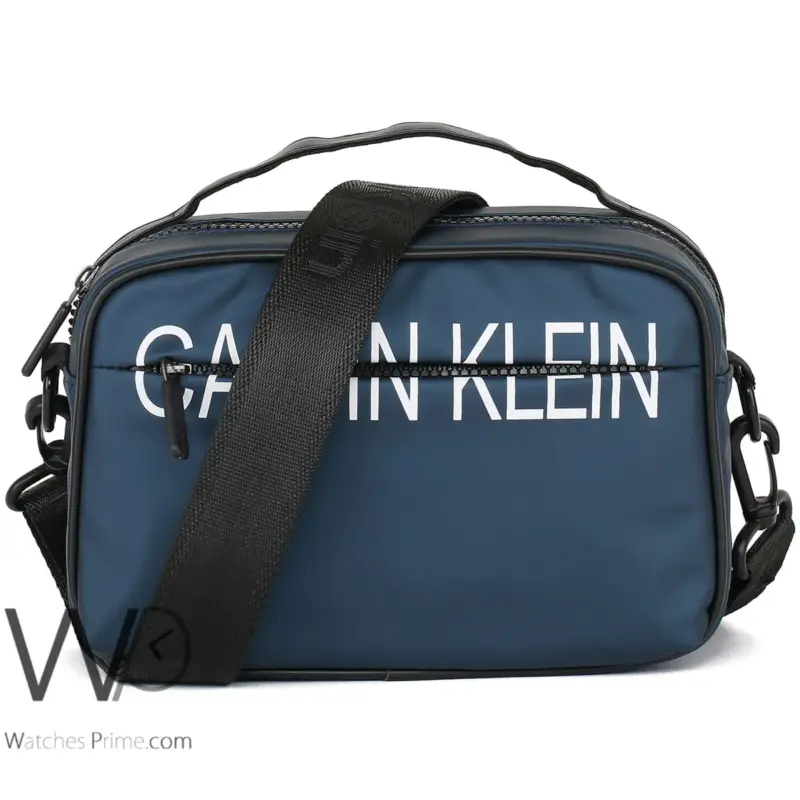 حقيبة يد رجالي كالفن كلاين Calvin Klein زرقاء | واتشز برايم