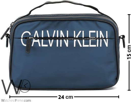 حقيبة يد رجالي كالفن كلاين Calvin Klein زرقاء | واتشز برايم