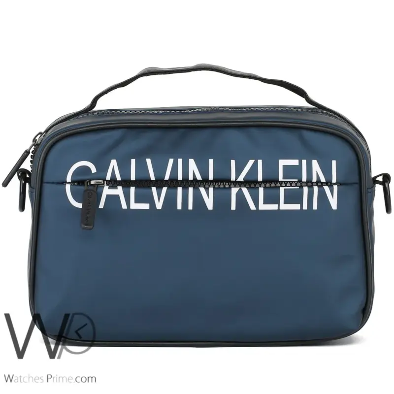 حقيبة يد رجالي كالفن كلاين Calvin Klein زرقاء | واتشز برايم