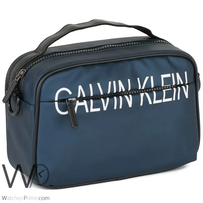حقيبة يد رجالي كالفن كلاين Calvin Klein زرقاء | واتشز برايم